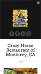 Mobile Screenshot of crazyhorserestaurant.com